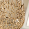 Metal ornaments, glass vases, living room dry flower arrangement model, room dining table, flower vases, creative and light luxury table decoration Application Scenario
